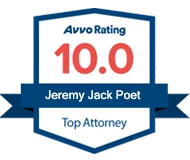 Avvo Rating | 10.0 | Jeremy Jack Poet | Top Attorney